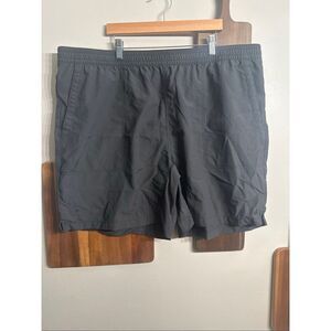 The North Face Black Pull-On Elastic Waist Adventure Athletic Shorts Size 2XL
